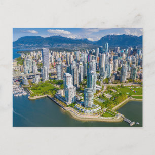 Postal Línea costera   Vancouver, Columbia Británica, Can