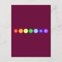 Línea de 7 chakras