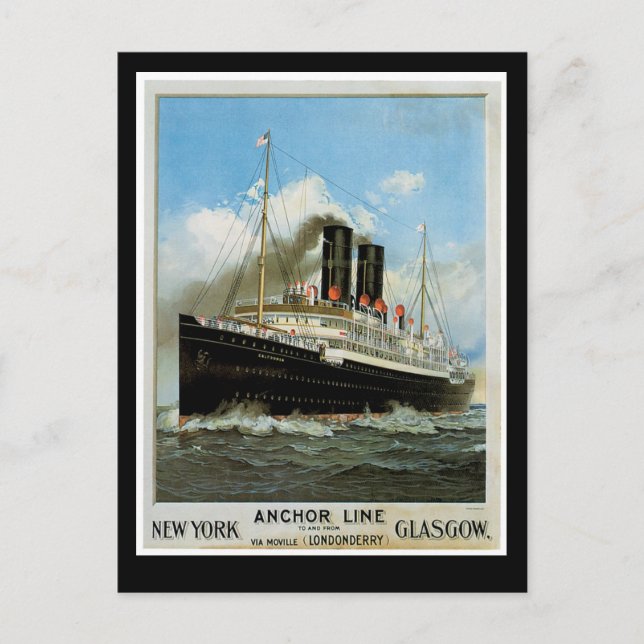 Postal Línea de anclaje (Anverso)