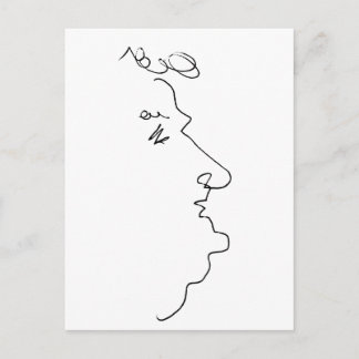 Postal Línea de caras