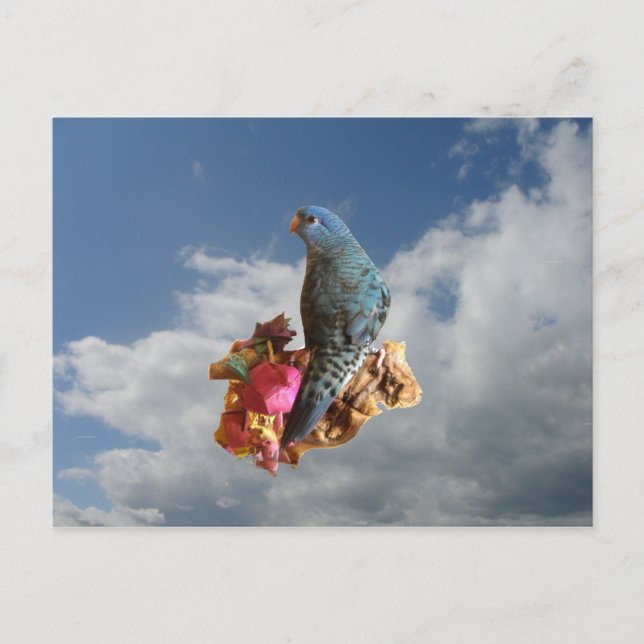 Postal Línea de cobalto (Anverso)