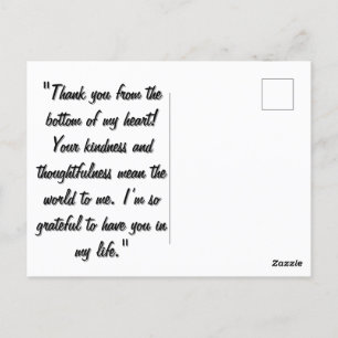 Postal Línea de dibujo de la mano de acuarela Esquema del