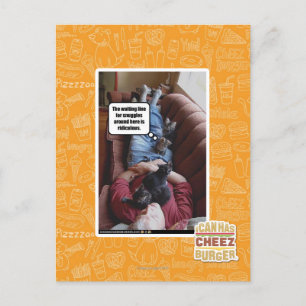 Postal Línea de espera para las pulseras