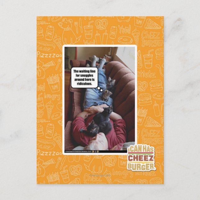 Postal Línea de espera para las pulseras (Anverso)