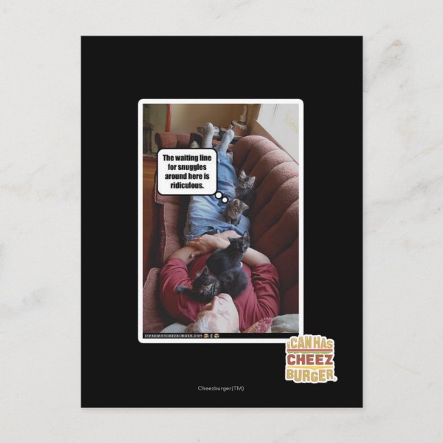 Postal Línea de espera para las pulseras (Anverso)