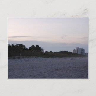 Postal Línea de la costa de playa la Florida del cacao