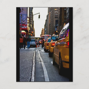 Postal Línea de taxis en Nueva York