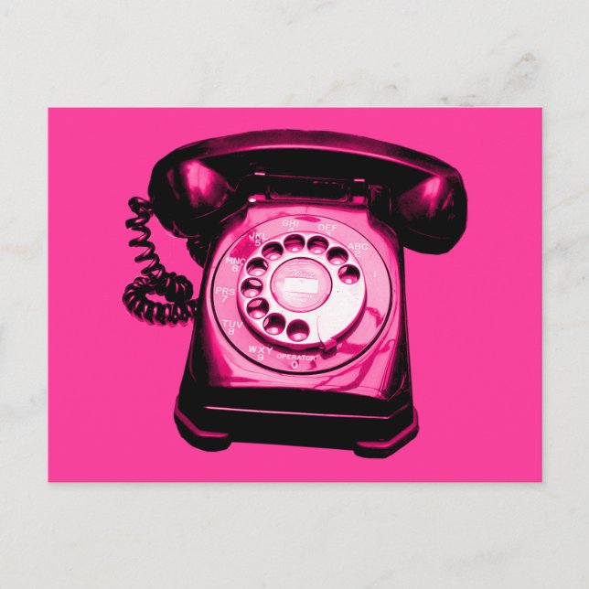 Postal Línea directa en Crimson (Anverso)