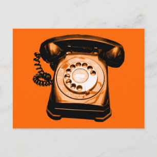 Postal Línea directa en Naranja