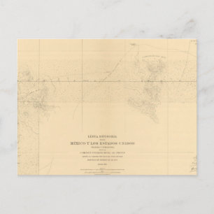 Postal Línea Divisoria entre México 3