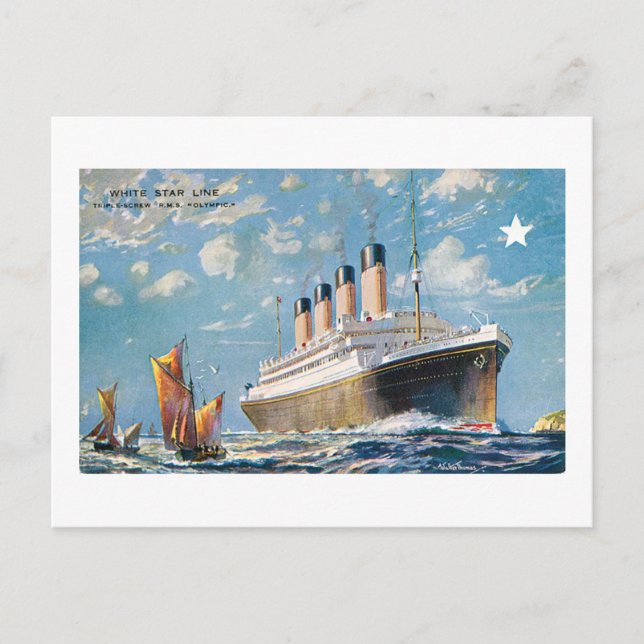 Postal Línea Estrella Blanca (Anverso)