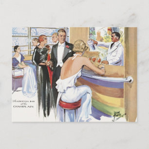 Postal Línea francesa: El arte amable de la vida civiliza