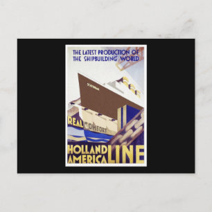 Postal Línea Holland América