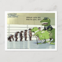Línea policial de dinosaurios divertida