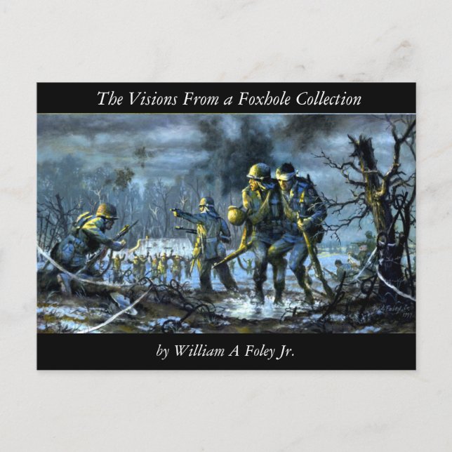 Postal Línea Siegfried en los bosques de Campholz (Anverso)