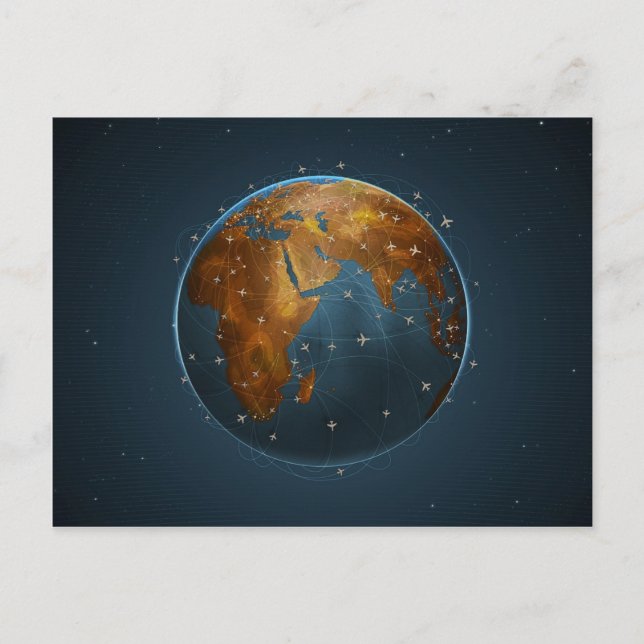 Postal Líneas aéreas 2 (Anverso)