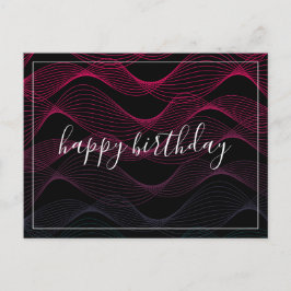 Postal Líneas de longitud de onda