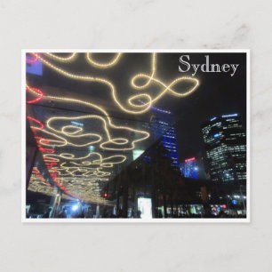 Postal líneas de luz de sydney vivid