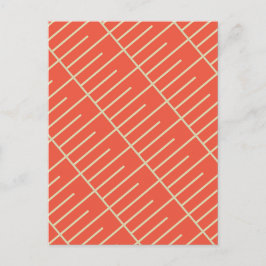 Postal Líneas de vintage