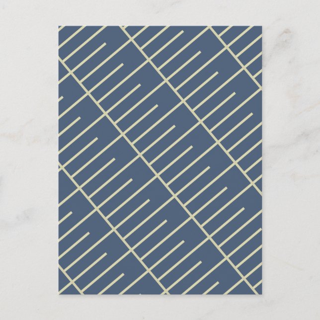 Postal Líneas de vintage (Anverso)