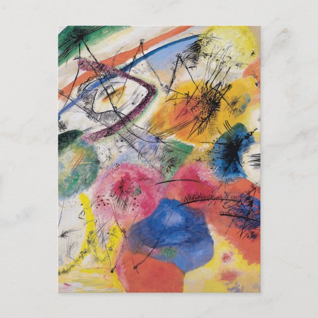 Postal Líneas negras (Anverso)