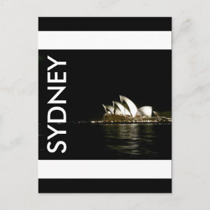 Postal líneas nocturnas de sydney