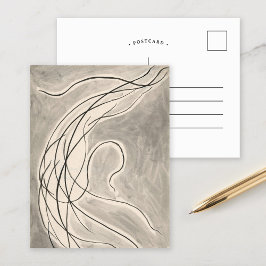 Postal Líneas rítmicas | Abraham Walkowitz