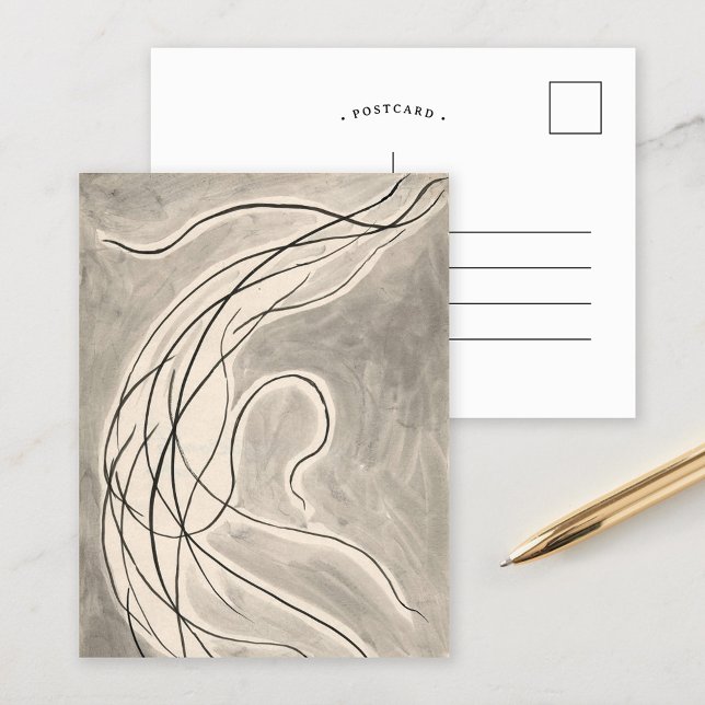 Postal Líneas rítmicas | Abraham Walkowitz (Subido por el creador)