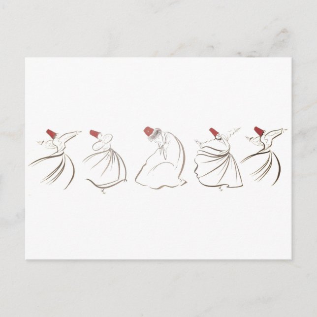 Postal líneas sufi cales (Anverso)