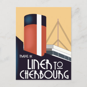 Postal Liner a Cherbourg