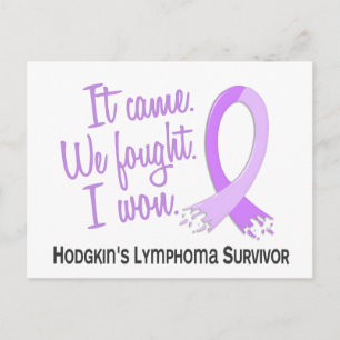 Postal Linfoma de sobreviviente 11 Hodgkin