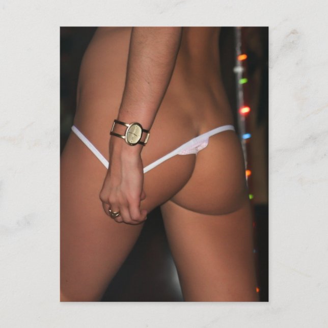 Postal Lingerie Model Cute foto inferior (Anverso)