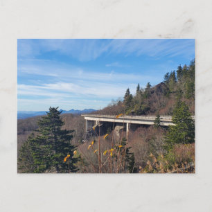 Postal Linn Cove Viaduct Autumn Blue Ridge Parkway