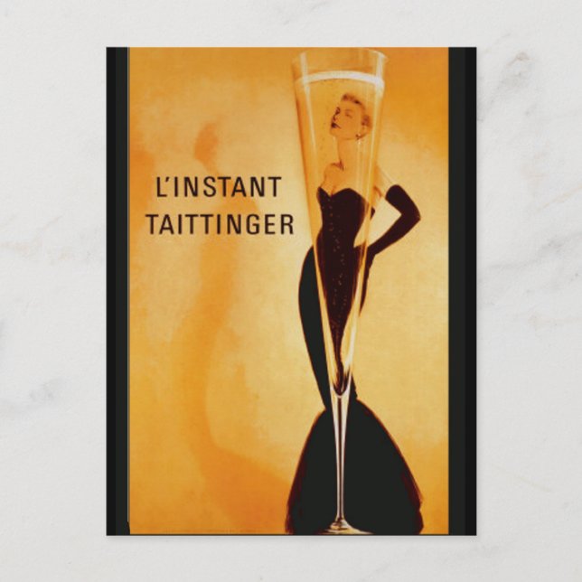 Postal L'Instant Taittinger (Anverso)