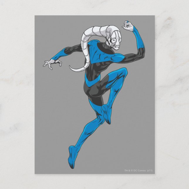 Postal Linterna azul 1 (Anverso)