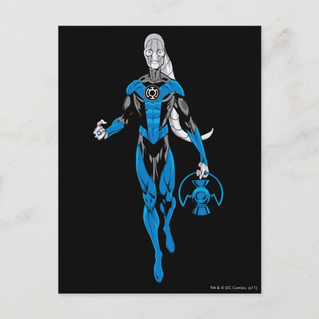 Postal Linterna azul 4 (Anverso)