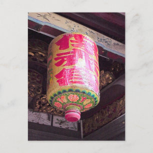Postal Linterna de China roja