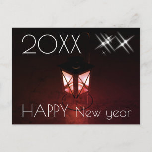 Postal Linterna festiva Feliz Año Nuevo 2023