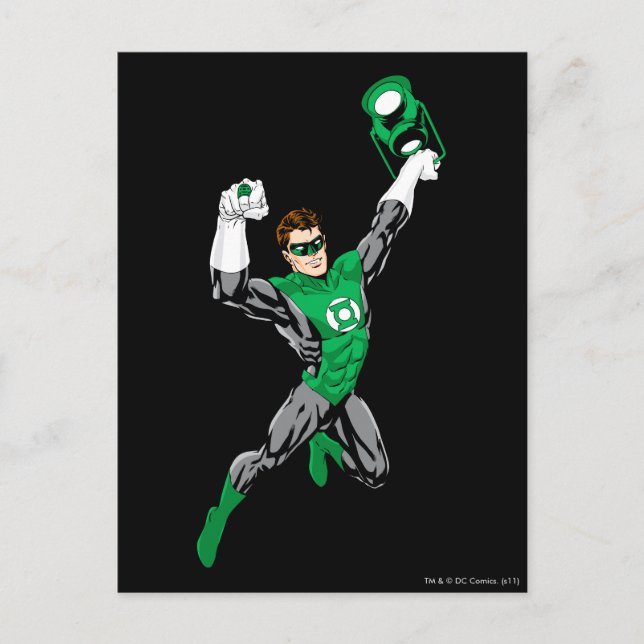 Postal Linterna verde - completamente representada, con l (Anverso)