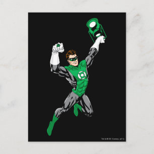 Postal Linterna verde - completamente representada, con l