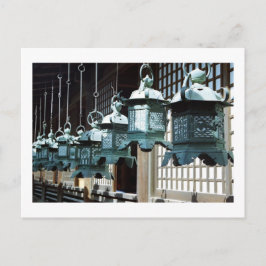 Postal Linternas colgantes - Kasuga Taisha, Nara, Japón