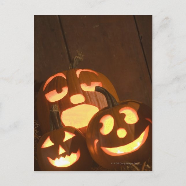 Postal Linternas de jack-o' brillantes 2 (Anverso)