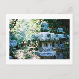 Postal Linternas de piedra: Templo Gesshoji, Matsue, Japó