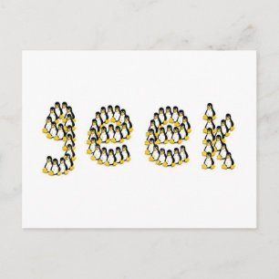 Postal Linux Tux Geek