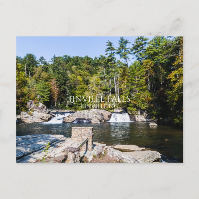 Postal Linville Falls (Anverso)