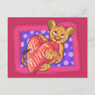Postal Lion Cub Valentine