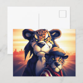 Postal Lion Cute