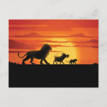 Lion King | Simba, Pumbaa y Timon Silhouette