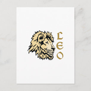 POSTAL LION LEO ZODIAC