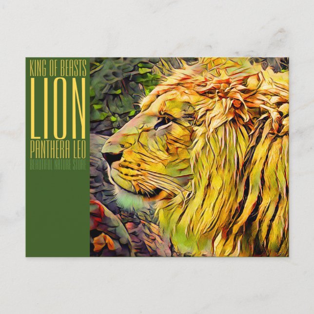 Postal Lion [Postcard] (Anverso)